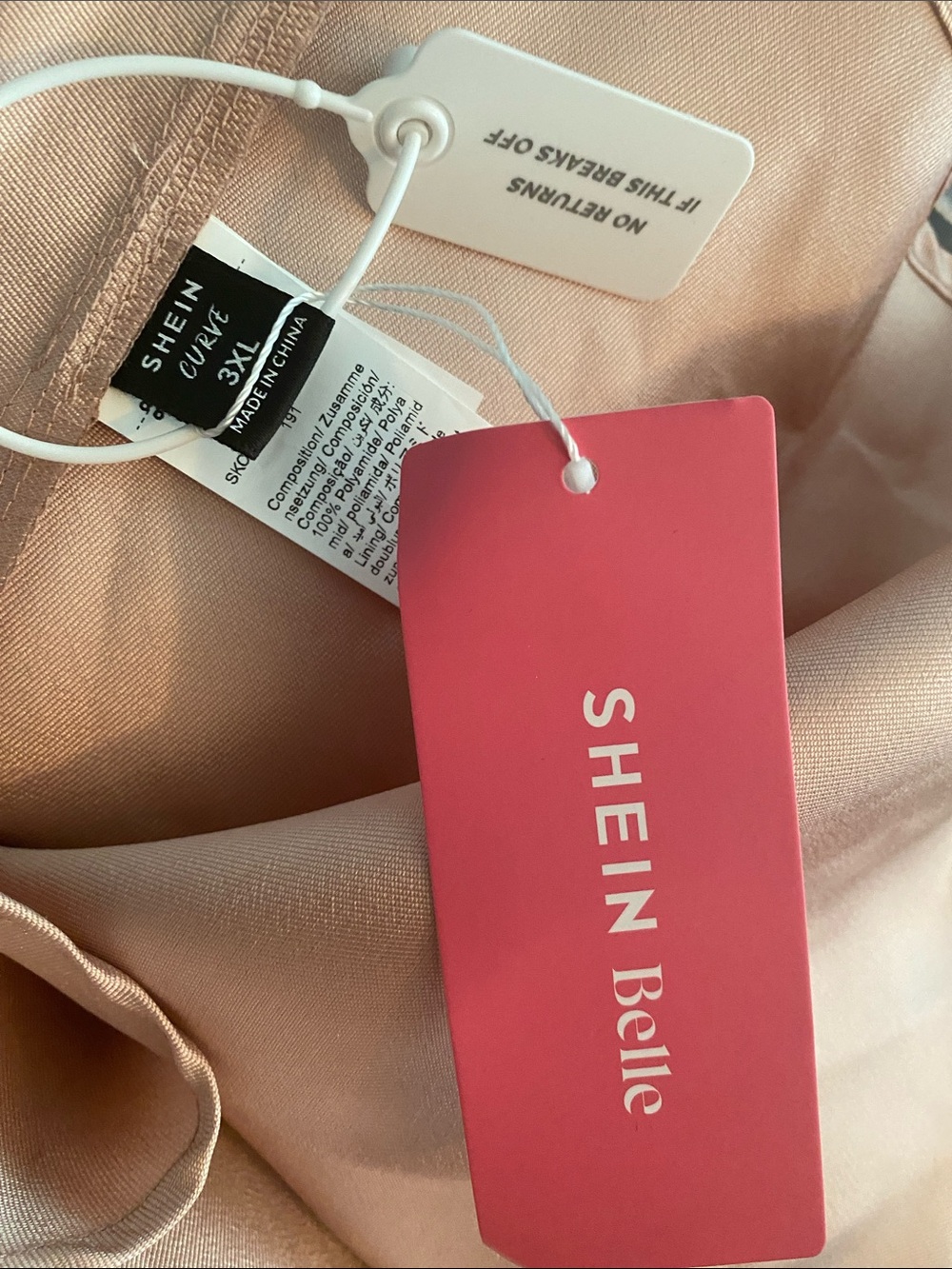 NWT Shein Belle 3XL cocktail dress - Picture 10 of 12
